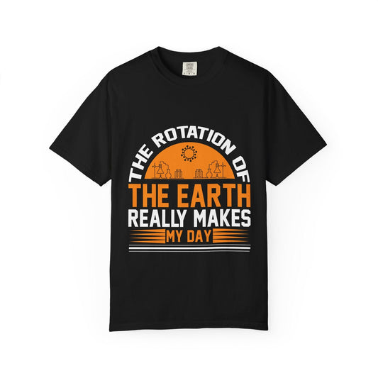 The rotation of the earth